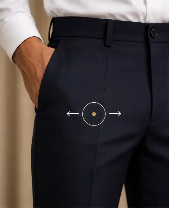 Jacket waist suppression