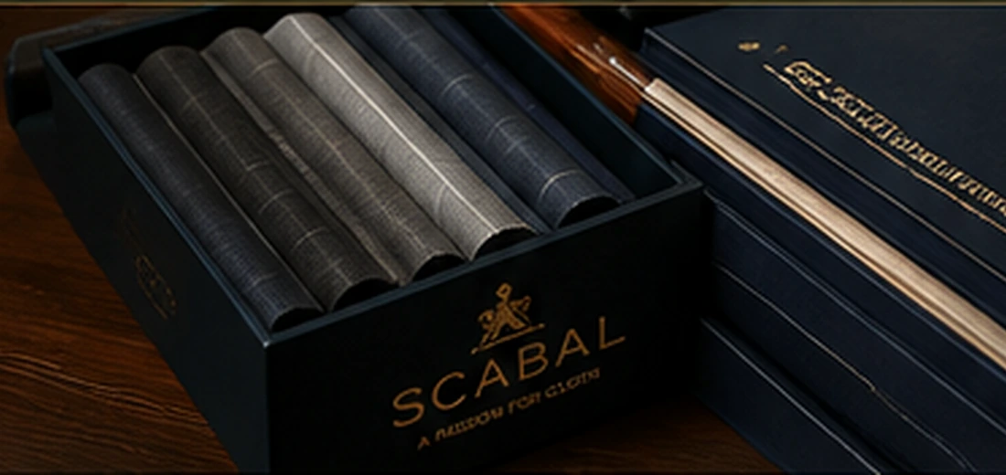 Premium suit fabric books and swatches