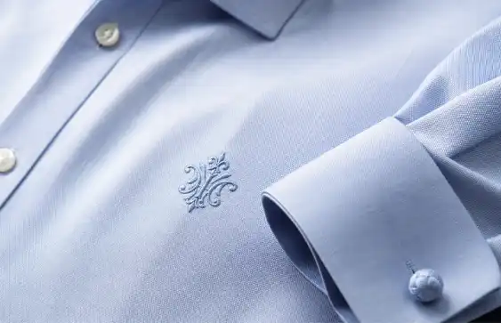 Custom embroidered shirt monogram